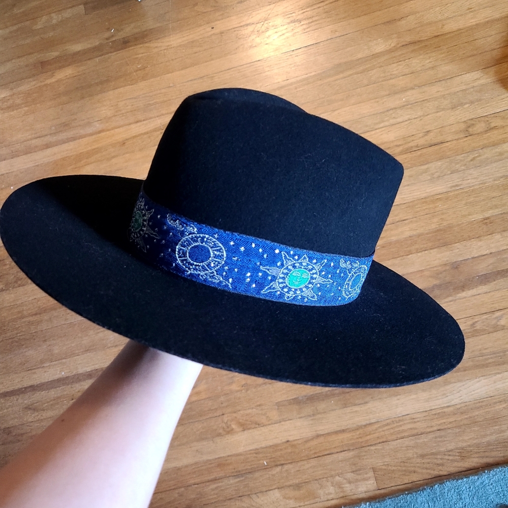 Lack of Color Benson Tri Zodiac Hat Black 55/S